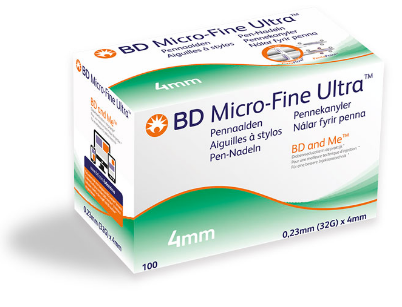 proefpakket BD Micro-Fine Ultra™ 4mm